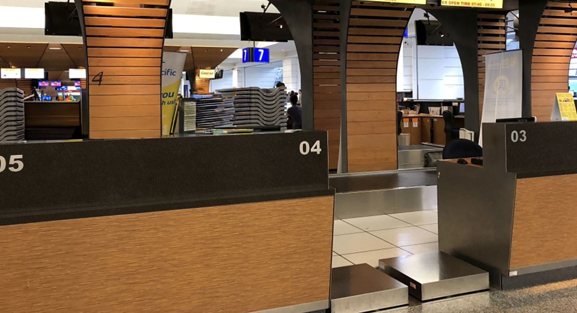 Özdekor Hanex Solid Surface Terminal Servis Bankoları