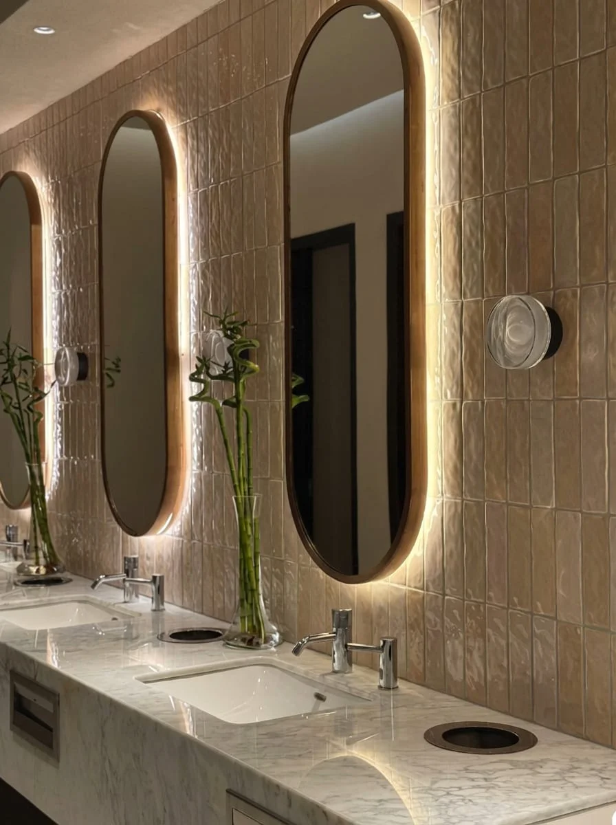 akranit mermer desenli akrilik otel avm tezgahı