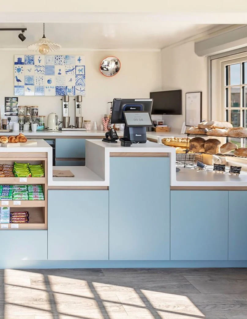 akrilik banko uygulaması cafe restaurant tezgahı