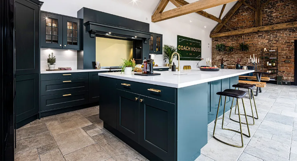 Hanex Solid Surface Mutfak Adası ve Oturma Alanı