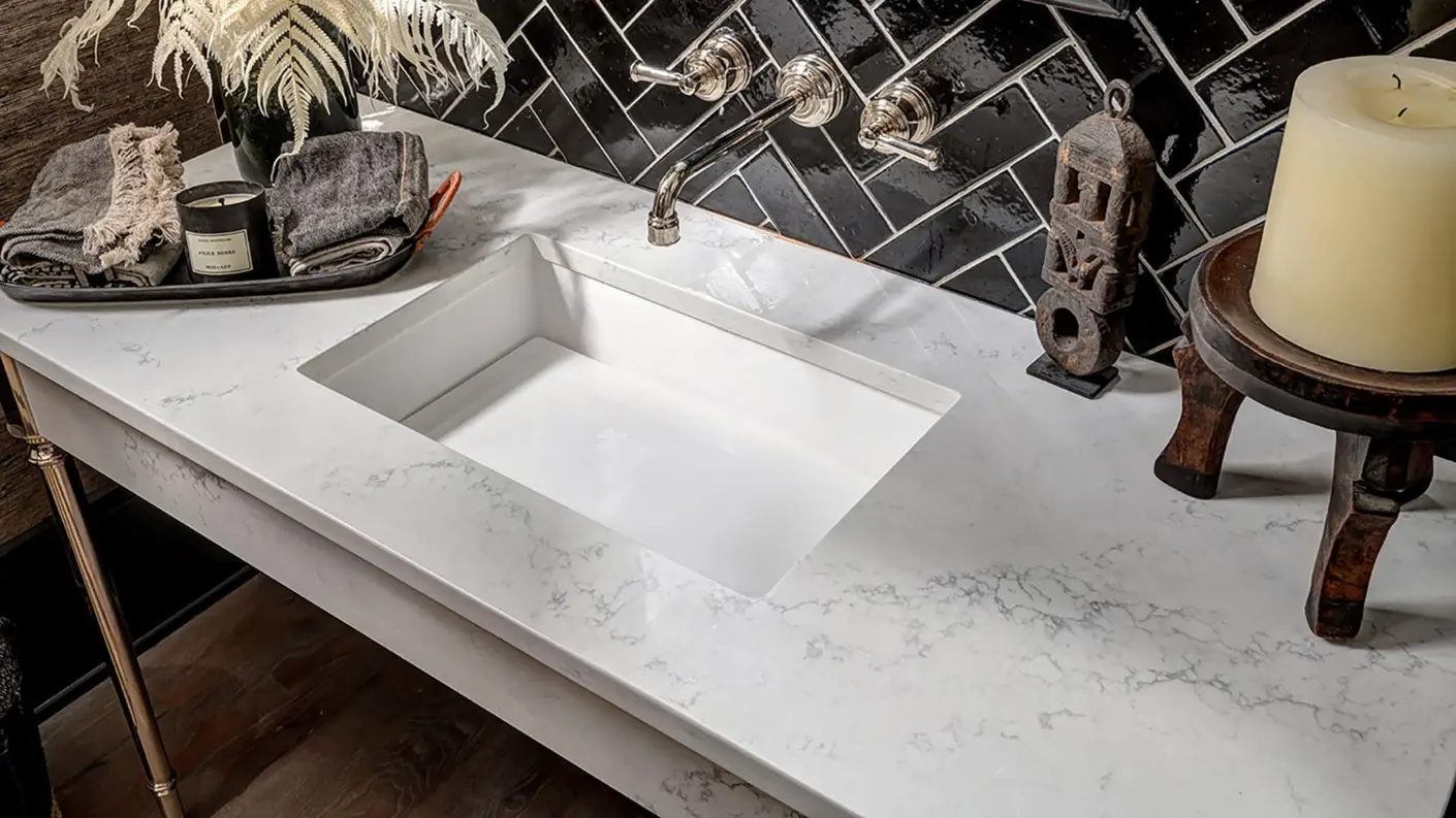 Lx-Hausys Hi-Macs Banyo Tezgah Uygulaması