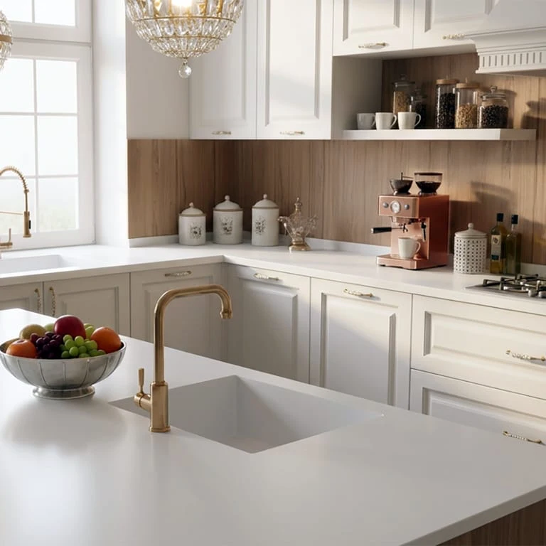 Mia Solid Surface Akrilik Mutfak Tezgahı