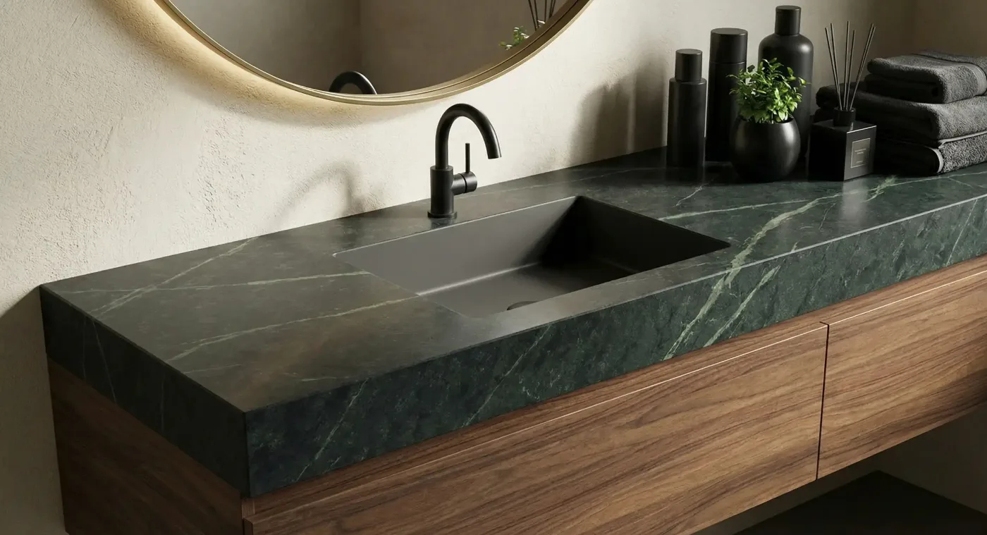 kuvars banyo tezgahı