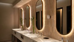 Özdekor Ticari Alanlar için Özel Üretim Akrilik WC Tezgah